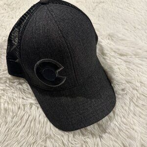 Yo Colorado Mens Mesh snap back trucker hat designed with love in the foothills